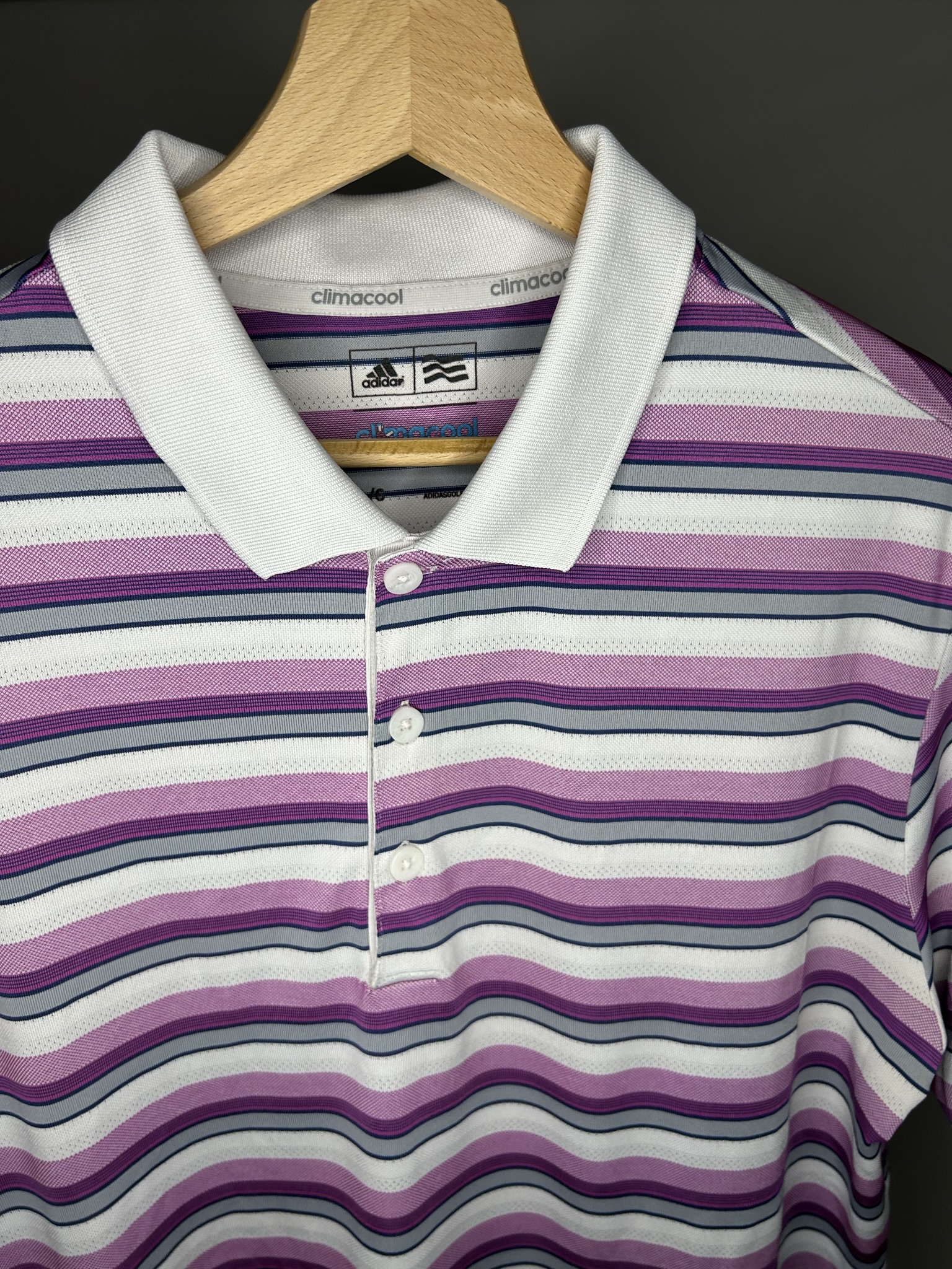 Adidas galléros póló - L - Image 3