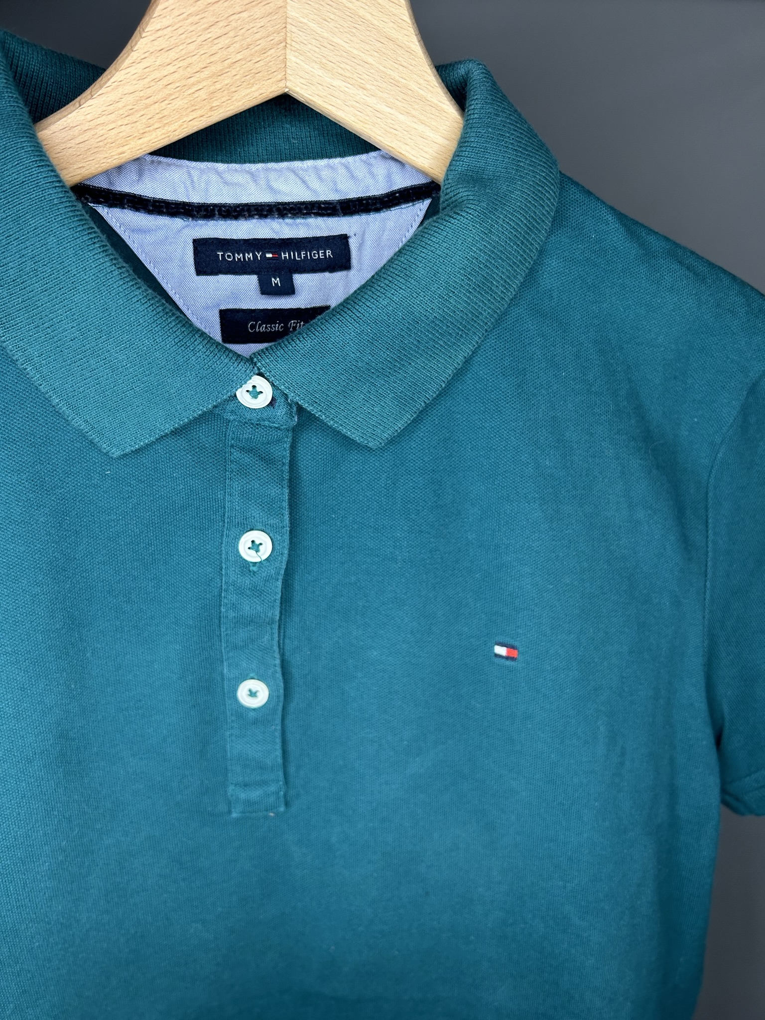 Tommy Hilfiger galléros póló - M - Image 3